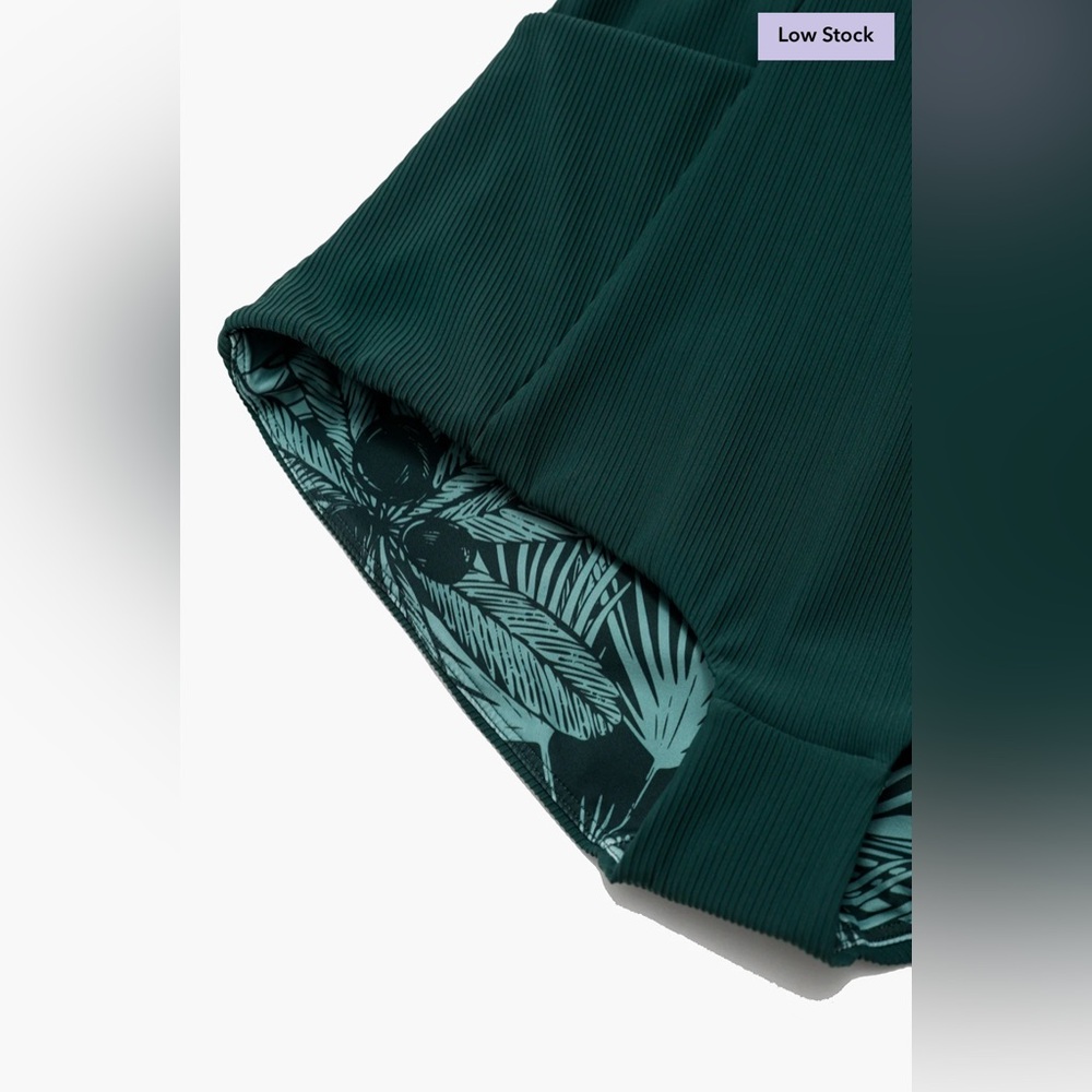 NWOT POPFLEX Sand Dollar Surf Shorts w/ Pockets - Green Rib ( Surf Shorts Only) - Picture 8 of 12